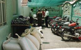 توقیف موتورسیکلت حامل مواد مخدر در ملایر