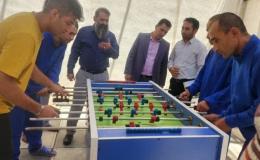 برگزاری مسابقات ورزشی در کمپ ترک اعتیاد موسسه طلوع سبز رهایی