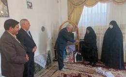 تجلیل از خانواده شهید مبارزه با موادمخدر خراسان شمالی