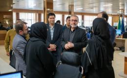 گزارش تصویری/ بازدید نماینده رئیس&zwnj;جمهور و دبیرکل ستاد مبارزه با موادمخدر از خبرگزاری ایرنا