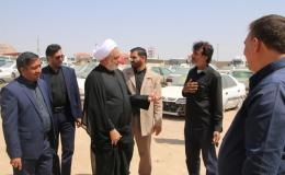 بازدید رئیس کل دادگستری استان از روند برگزاری مزایده فروش ۱۰۱۰ خودرو در کرمان