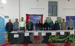 برپایی میز خدمت جهادی با موضوع مبارزه با مواد مخدر در خراسان شمالی