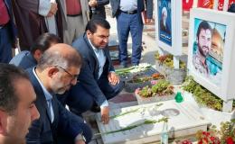 گزارش غبار روبی مزار شهدای والامقام و اعزام کاروان یاریگران ورزشی