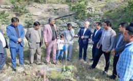 کلنگ زنی احداث دو خانه نشاط و تندرستی در روستاهای خراسان شمالی