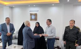 تجلیل از دو جانباز عرصه مبارزه با مواد مخدر در خراسان شمالی