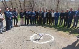 خانه نشاط و تندرستی در روستایی در اهر کلنگ زنی شد