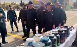 ضبط محموله سنگین روان&zwnj;گردان در رزمایش پاکسازی محلات خرم&zwnj;آباد