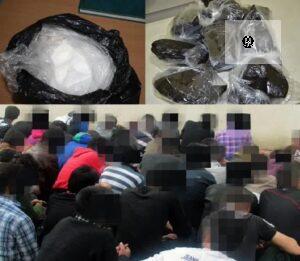 جمع آوری و دستگیری معتادان و سوداگران مرگ در تالش