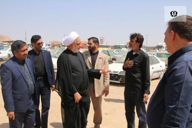 بازدید رئیس کل دادگستری استان از روند برگزاری مزایده فروش ۱۰۱۰ خودرو در کرمان