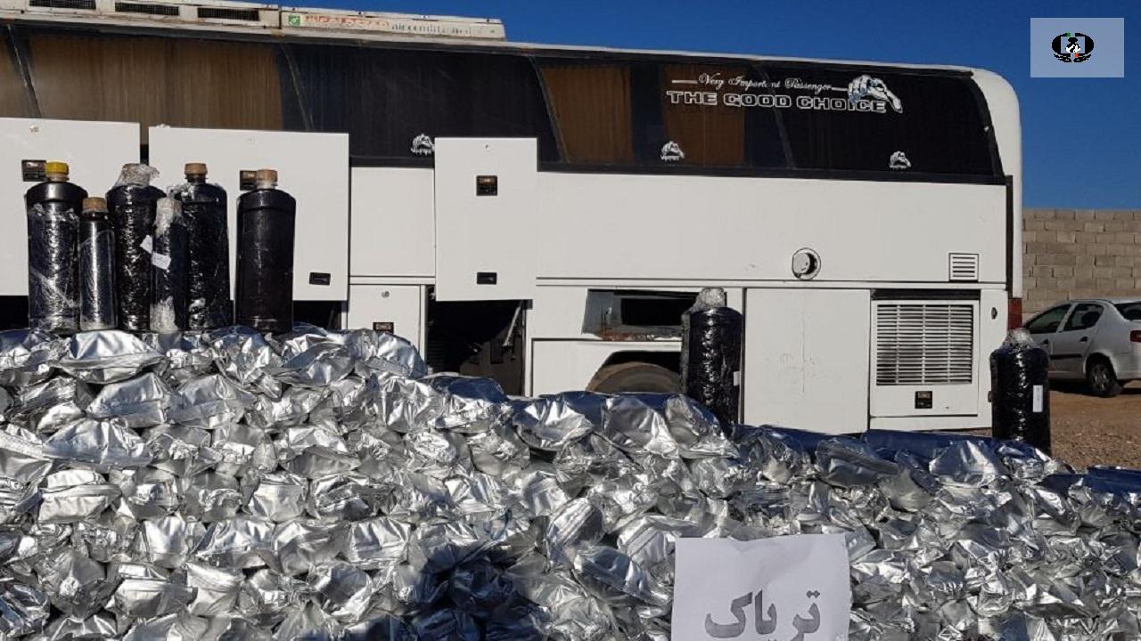 کشف ۸۸ کیلوگرم تریاک از یک دستگاه اتوبوس در نی ریز