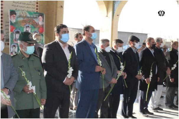 گلباران گلزار شهدای انقلاب اسلامی و تجدید میثاق باآرمانهای امام و انقلاب