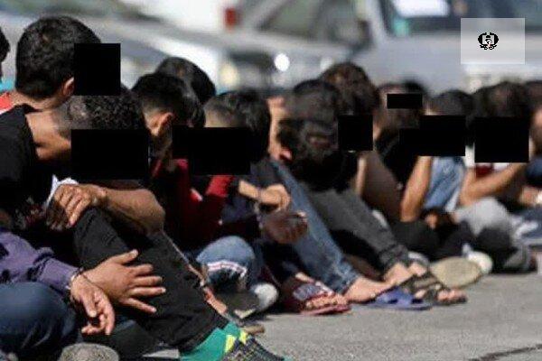 دستگیری معتادان متجاهر در ماهشهر