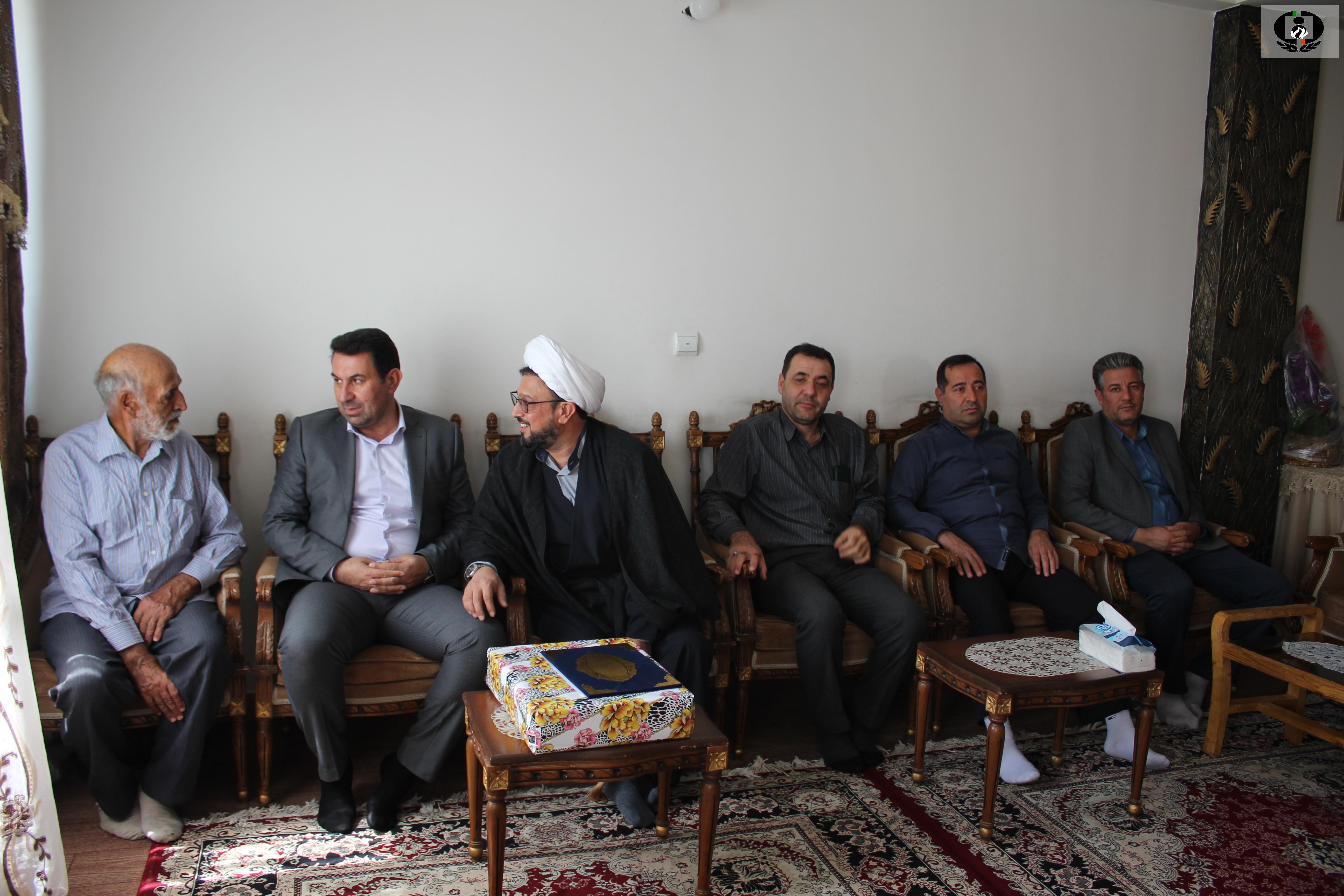 دیدار با خانواده شهید مبارزه با موادمخدر استان آذربایجان غربی