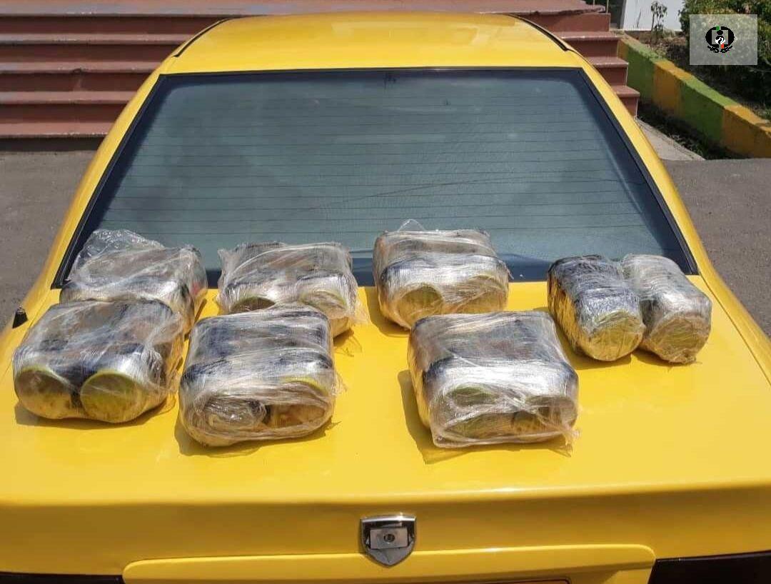 تاکسی حامل مواد مخدر وارد شیراز نشد