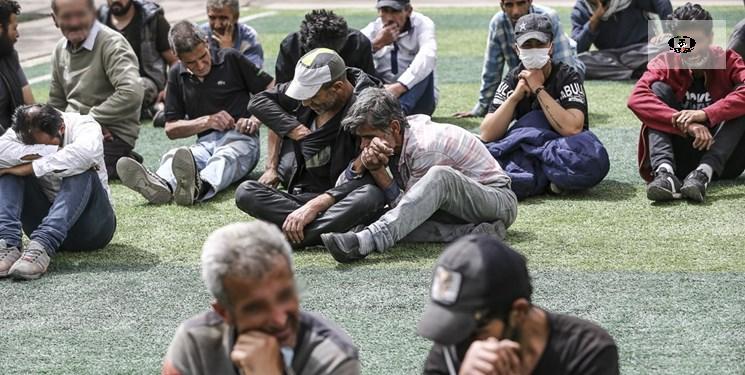 جمع آوری 216 معتاد متجاهر در قم