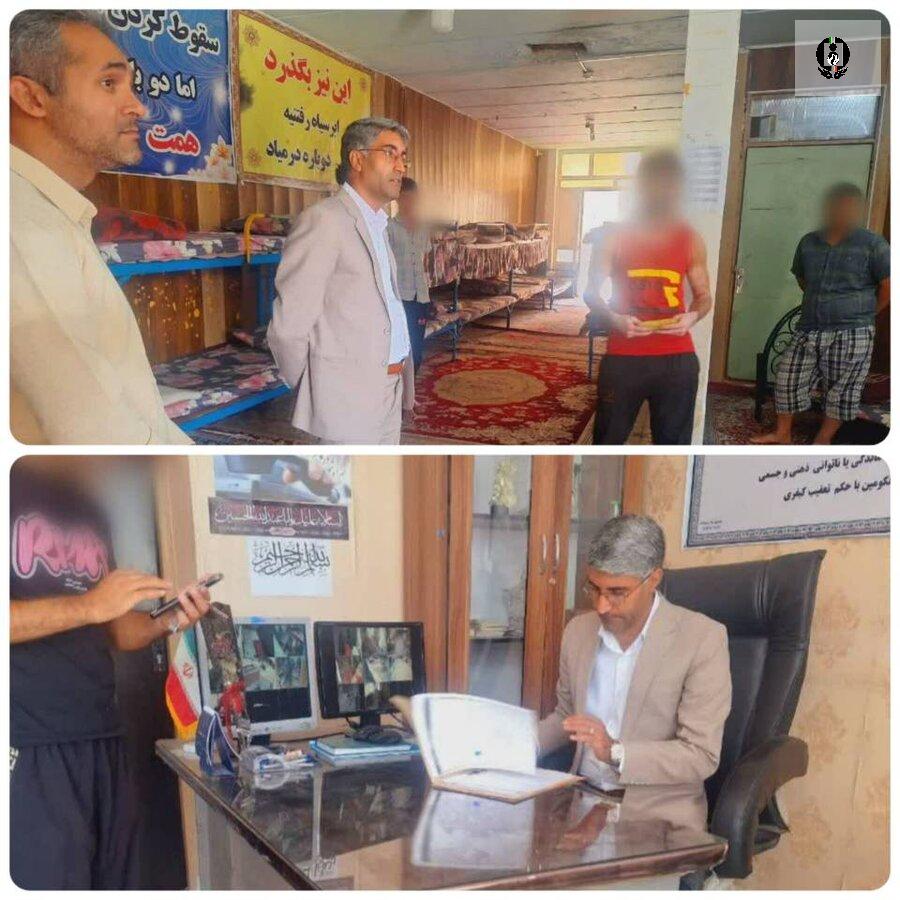 بازدید سرزده دادستان سرایان از مرکز کمپ ترک اعتیاد &laquo;اراده&raquo; شهرستان سرایان