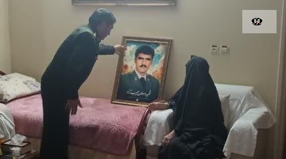 دیدار با خانواده شهید والامقام عرصه مبارزه با مواد مخدر