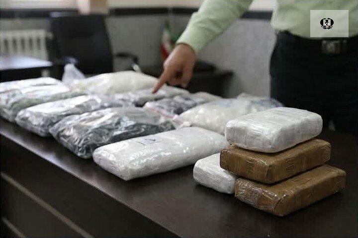 کشف ۱۳ کیلوگرم انواع مواد مخدر در مراغه