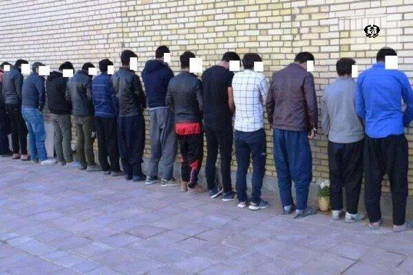 دستگیری ۴۵ معتاد پرخطر در مرند